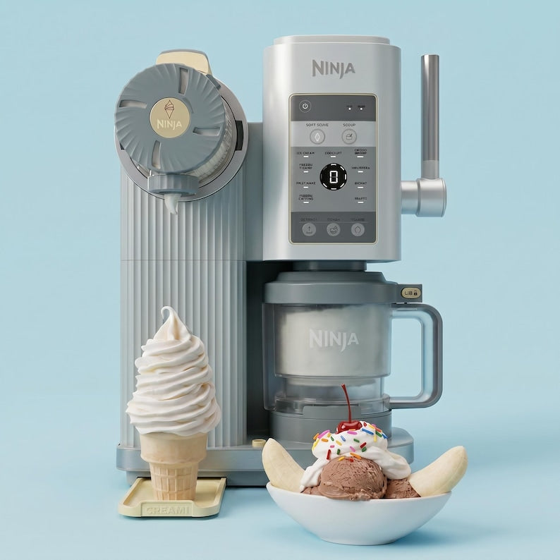 Ninja CREAMi Scoop & Swirl Frozen Dessert Maker 13-in-1 Ice Cream