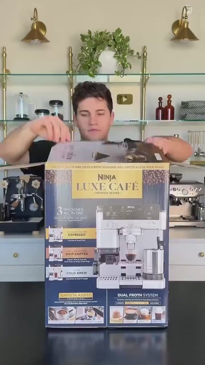 Ninja Luxe Cafe Barista Coffee Maker with Frother & Grinder
